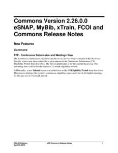 Commons Version 2.25 Release Notes[removed]