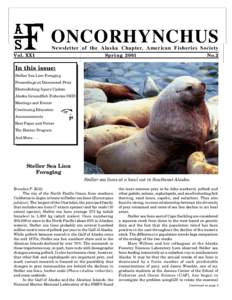 Oncorhynchus  Spring 2001 – Page 1