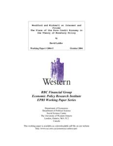 EPRI Working Paper Series