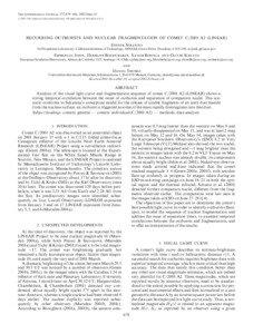 The Astrophysical Journal, 572:679–684, 2002 June 10 # 2002. The American Astronomical Society. All rights reserved. Printed in U.S.A.