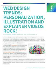 WEB DESIGN TRENDS: PERSONALIZATION, ILLUSTRATION AND EXPLAINER VIDEOS ROCK!