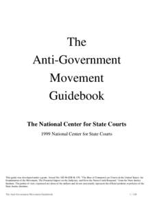 The Anti-Government Movement Guidebook