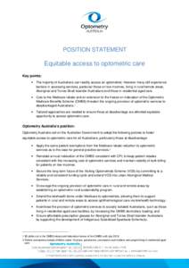 Microsoft Word - 6e Att2 POSITION STATEMENT_equitable access