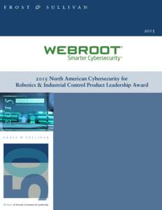 BEST PRACTICES RESEARCHNorth American Cybersecurity for Robotics & Industrial Control Product Leadership Award