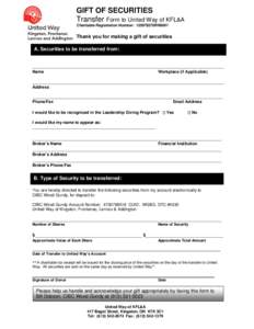 Microsoft Word - Gift of Securities Form- CIBC.doc