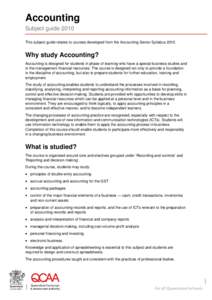 Accounting[removed]Subject guide