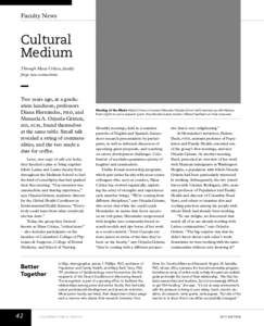Faculty News  Cultural Medium Through Masa Crítica, faculty forge new connections
