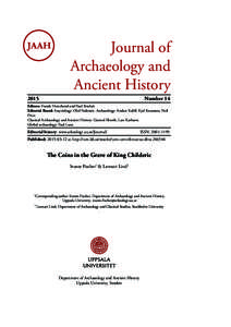 Journal of Archaeology and Ancient History 2015	  Number 14