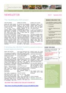 NEWSLETTER  Issue 3 The HealthEquity-2020 project