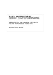 Affinity Water East Limited