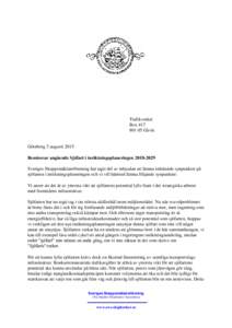 Trafikverket BoxGävle Göteborg 3 augusti 2015 Remissvar angående Sjöfart i inriktningsplaneringen