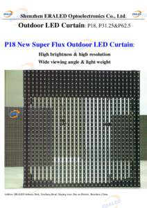 Microsoft Word - Catalogue of Outdoor LED Curtain Prepared by ERALED.doc