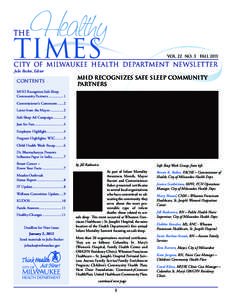 THE  TIMES Vol. 22 No. 3 FALL 2011