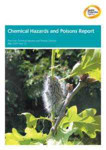 Chemical Hazards and Poisons Report - Issue 12, May 2008