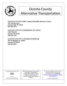 Oconto County Alternative Transportation
