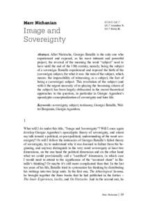 Marc Nichanian  Image and Sovereignty:141.7