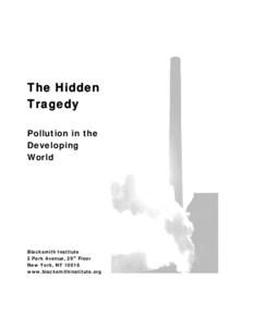 The Hidden Tragedy Pollution in the Developing World