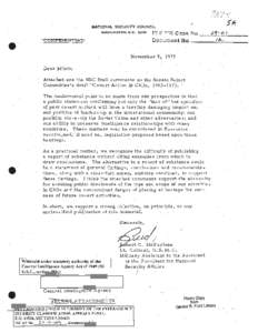 Letter with attachments: McFarlane to Mitch November 05, 1975