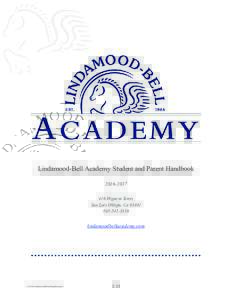 Lindamood-Bell Academy Student and Parent HandbookHiguera Street San Luis Obispo, Ca3836