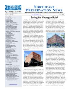 Northeast Preservation News