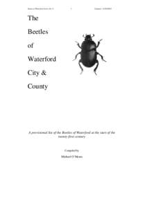 Fauna of Waterford Series NoUpdated