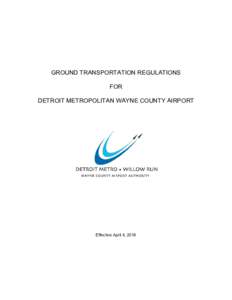 Microsoft WordGround Transportation Regulations