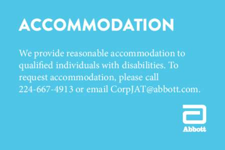 ACCOMMODATION We provide reasonable accommodation to qualified individuals with disabilities. To request accommodation, please callor email .