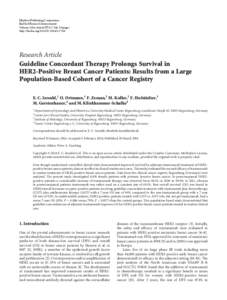 Guideline Concordant Therapy Prolongs Survival in HER2-Positive Breast Cancer Patients: Results from a Large Population-Based Cohort of a Cancer Registry