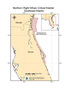 Northern Right Whale Critical Habitat: Southeast Atlantic
