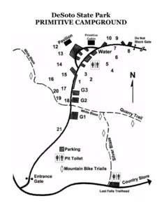 DeSoto State Park PRIMITIVE CAMPGROUND Desoto State Park Primitive Campground Rules and Regulations