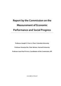 Economic indicators / National accounts / Welfare economics / Happiness / Environmentalism / Gross domestic product / Enrico Giovannini / Quality of life / Measures of national income and output / Economic growth / Sustainable development / Income distribution