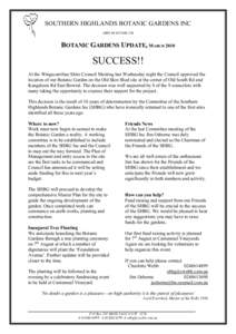 Microsoft Word - Friends newsletter March 2010.doc