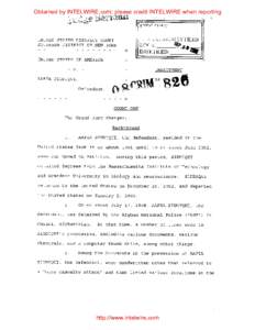 Obtained by INTELWIRE.com; please credit INTELWIRE when reporting  I· UNITED STATES DISTRICT COURT SOUTHERN DISTRICT OF NEW YORK