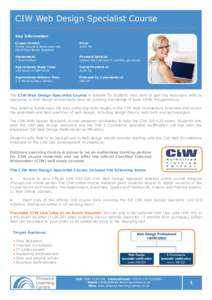 CIW Web Design Specialist.indd