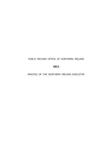 PUBLIC  RECORD  OFFICE  FOR  NORTHERN  IRELAND