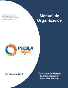 Manual de Organización  CLAVE CETGA/MO/0001 Elaboración: 6 de septiembre 2017 Actualización: 6 de septiembre 2017