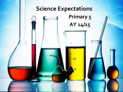 Science	
  Expectations	
   Primary	
  5	
  	
   AY	
  14/15	
   Development	
  of	
  Syllabus	
   Timeline	
  