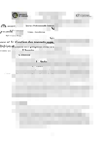 Licence Professionnelle A SRALL Linux - Installation Séance no 3 : Gestion des paquets sous Debian et Ubuntu 1