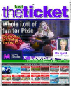 21 Halesowen Chronicle Thursday, April 14, 2016 Whole Lott of fun for Pixie Pop star drops in