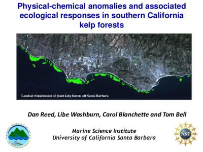 Algae / Laminariaceae / Botanical nomenclature / Aquatic ecology / Brown algae / Fisheries / Kelp forest / Kelp / Macrocystis pyrifera / Long Term Ecological Research Network / CalCOFI