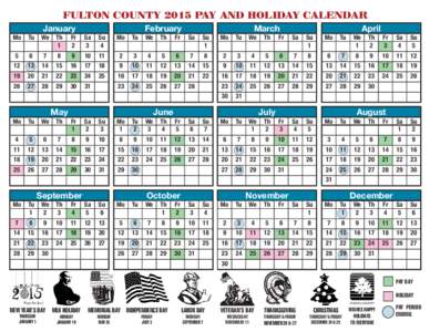 FULCO 2015 Pay and Holiday Calendar-2.indd