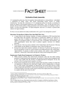 AMERICAN IMMIGRATION  FACT SHEET LAWYERS ASSOCIATION