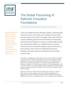 The Global Flourishing of National Innovation Foundations
