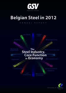 Belgian Steel Federation  Belgian Steel in 2012 A N N U A L  Car industry
