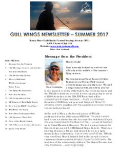 Torrey Pines Gulls Radio Control Soaring Society (TPG) AMA Charter Club 129 Website: www.torreypinesgulls.org Editor – Dale Gottdank  Message from the President