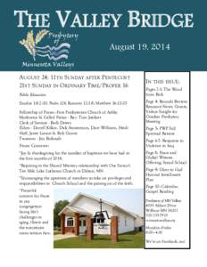 Ecclesiology / Presbyterianism / Presbyterian Church / Presbyterian polity / Synod of Lakes and Prairies / Session / Robert Lusk