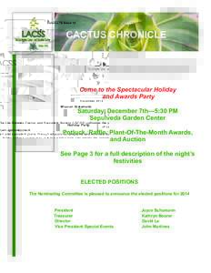 Volume 78 Issue 12  CACTUS CHRONICLE Holiday Party