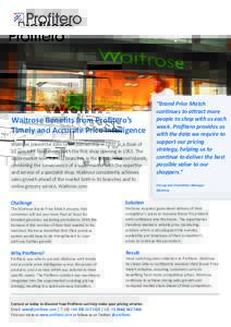 Profitero Customer Success Story - Waitrose - new logo