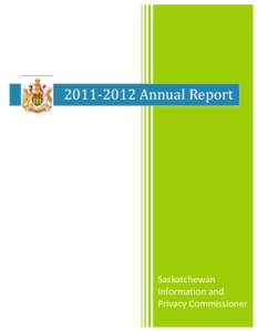 Annual Report  Saskatchewan Information and Privacy Commissioner