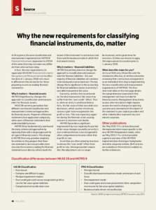Source  Technical update Why the new requirements for classifying financial instruments, do, matter